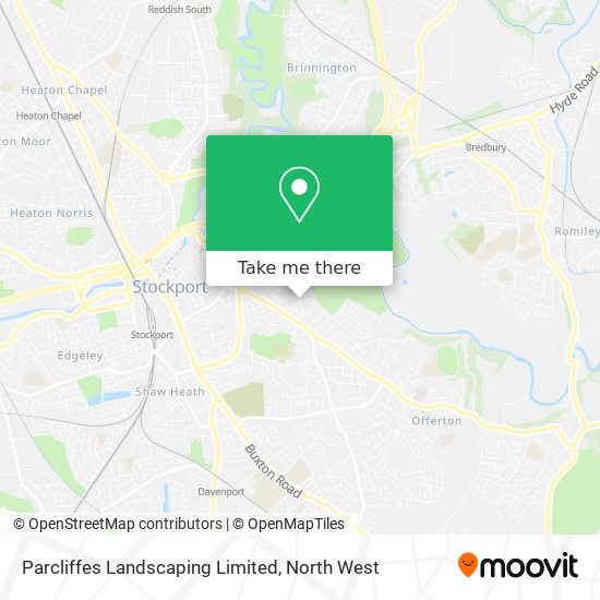 Parcliffes Landscaping Limited map