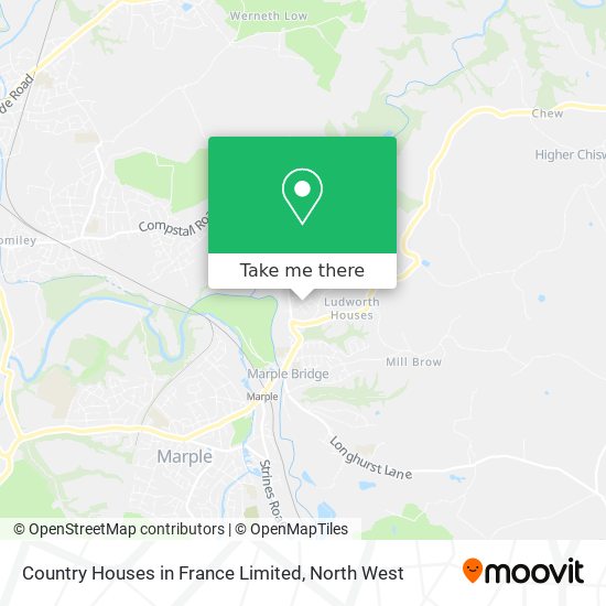 Country Houses in France Limited map
