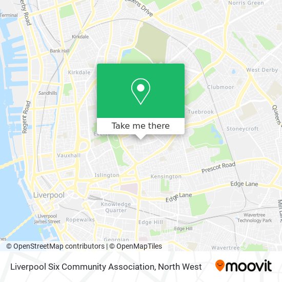 Liverpool Six Community Association map