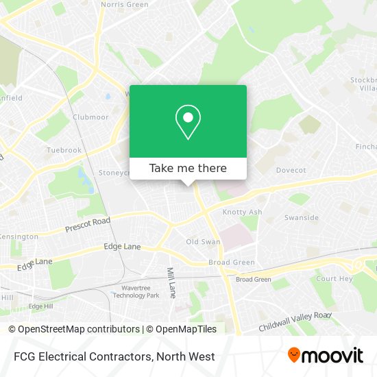 FCG Electrical Contractors map