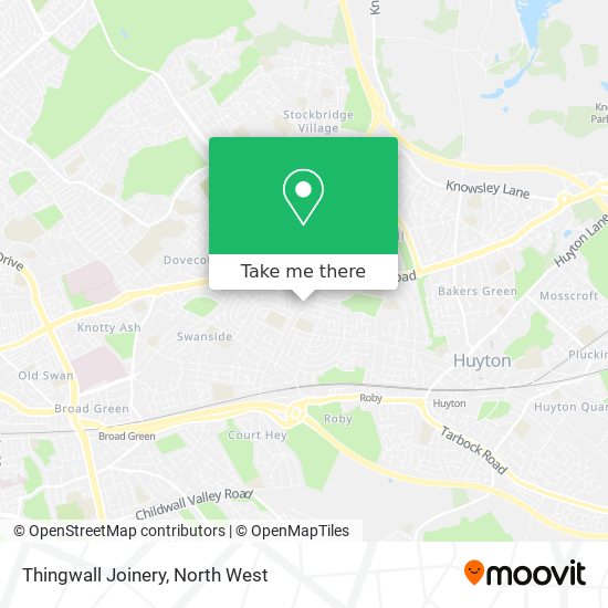 Thingwall Joinery map