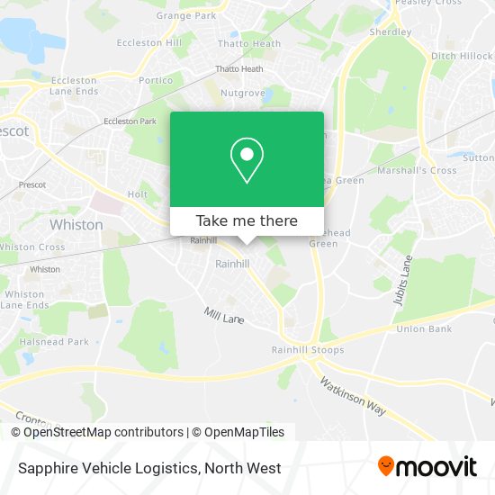 Sapphire Vehicle Logistics map