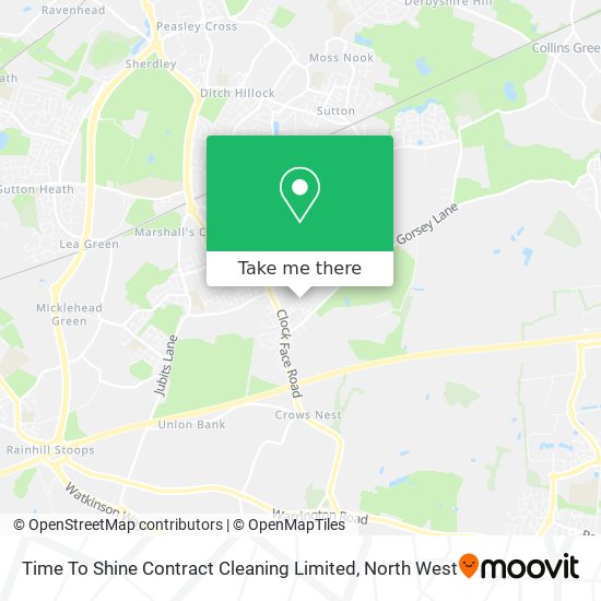 Time To Shine Contract Cleaning Limited map