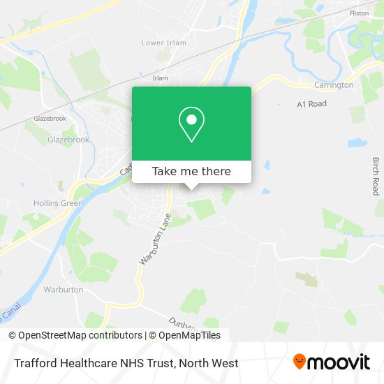 Trafford Healthcare NHS Trust map