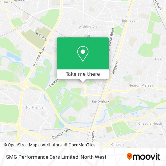 SMG Performance Cars Limited map