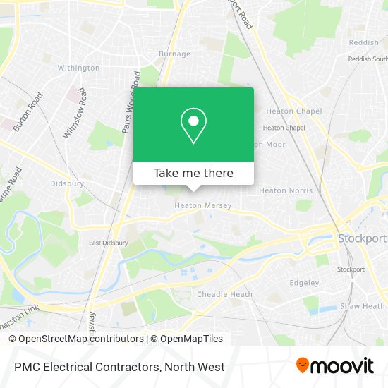 PMC Electrical Contractors map