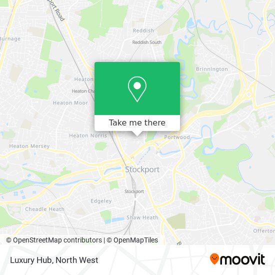 Luxury Hub map