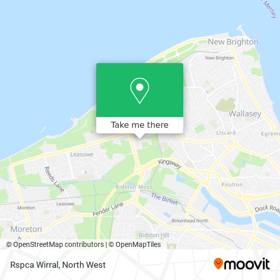 Rspca Wirral map