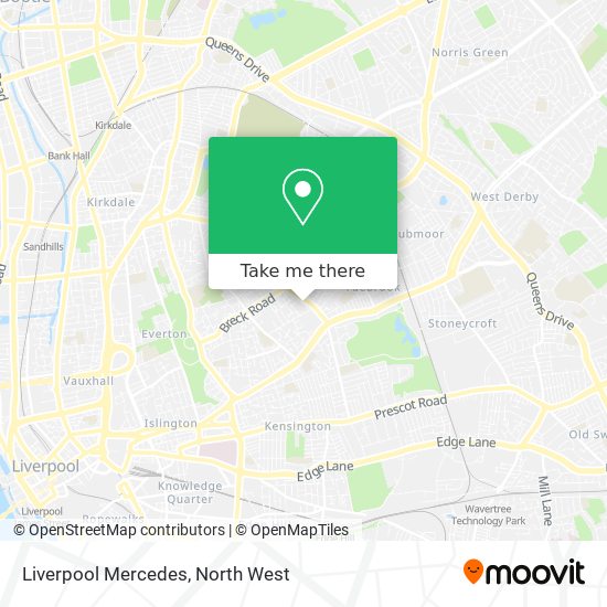 Liverpool Mercedes map