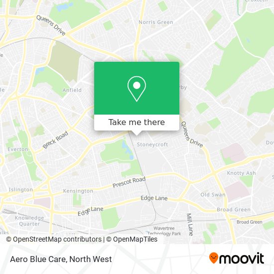 Aero Blue Care map