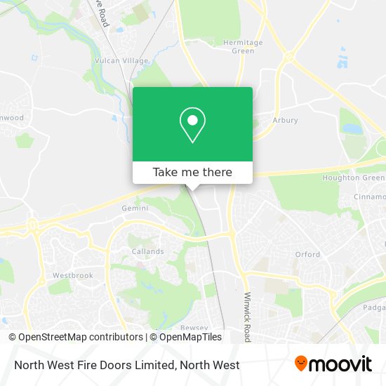 North West Fire Doors Limited map