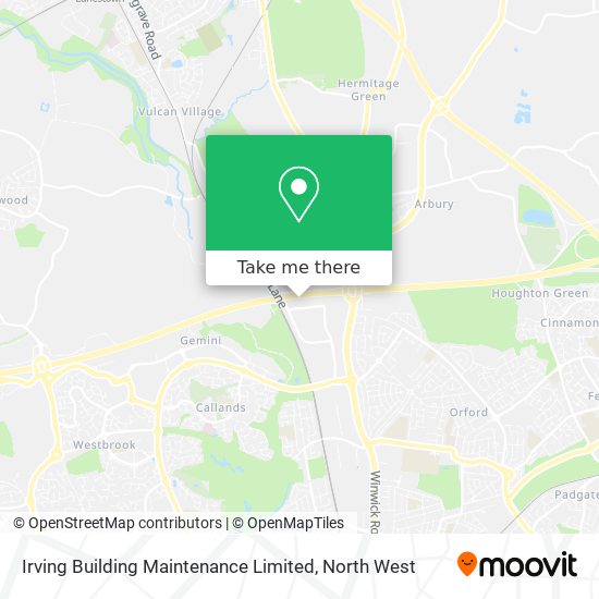 Irving Building Maintenance Limited map