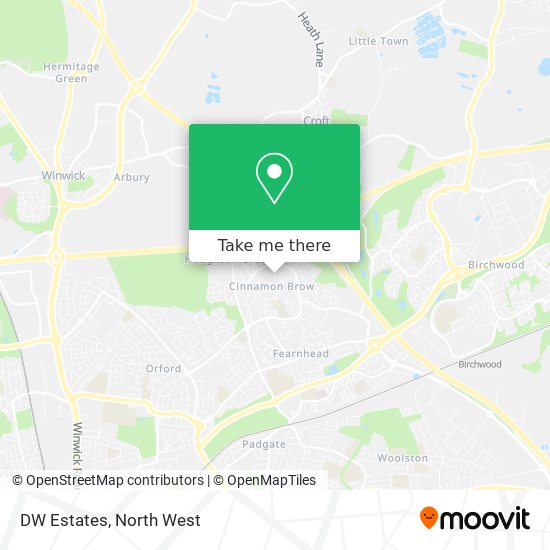 DW Estates map