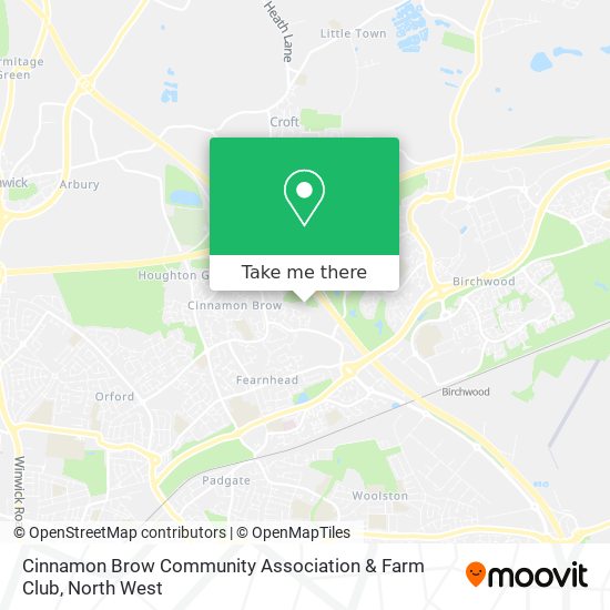 Cinnamon Brow Community Association & Farm Club map