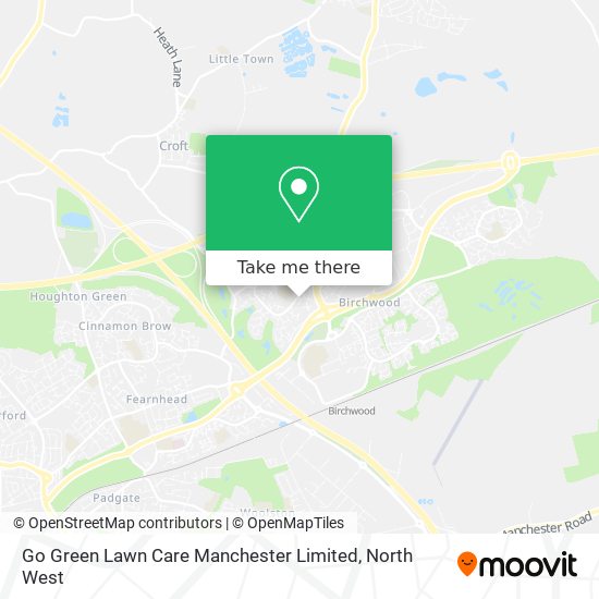 Go Green Lawn Care Manchester Limited map