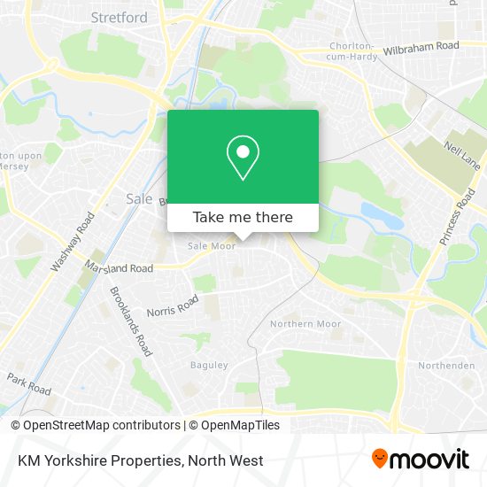 KM Yorkshire Properties map