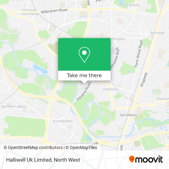 Halliwell Uk Limited map