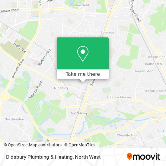 Didsbury Plumbing & Heating map