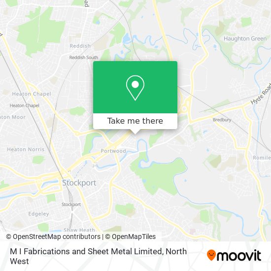 M I Fabrications and Sheet Metal Limited map