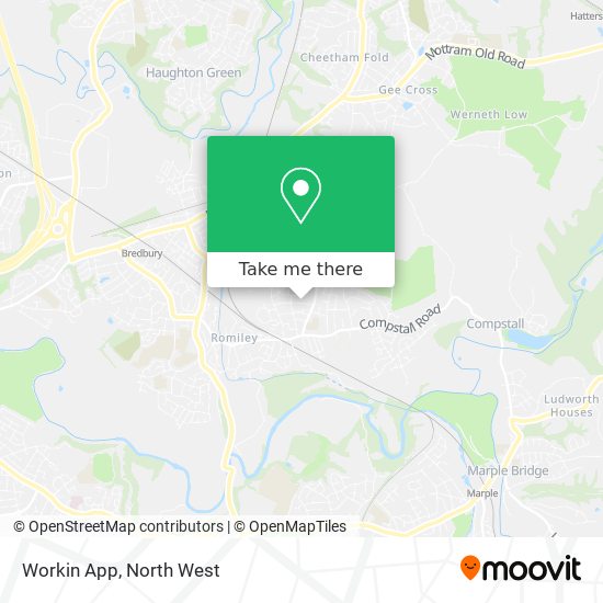 Workin App map