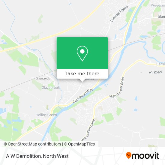 A W Demolition map