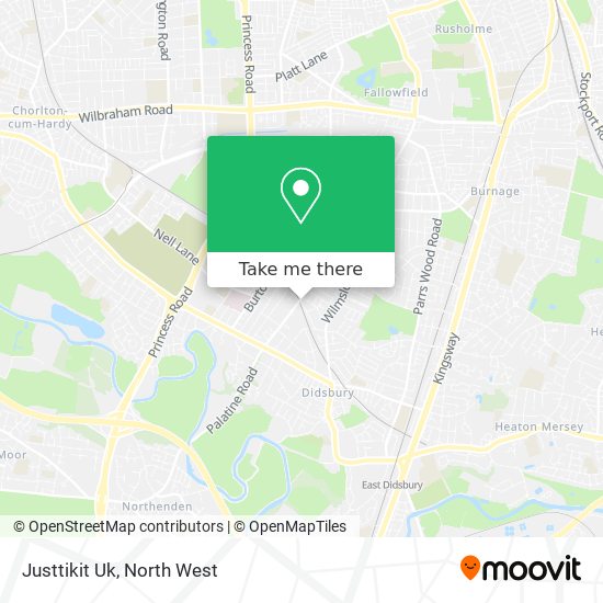 Justtikit Uk map