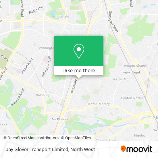 Jay Glover Transport Limited map