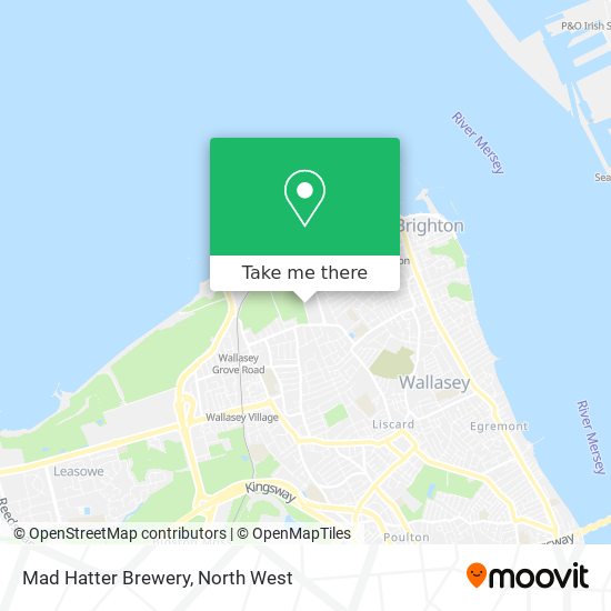 Mad Hatter Brewery map