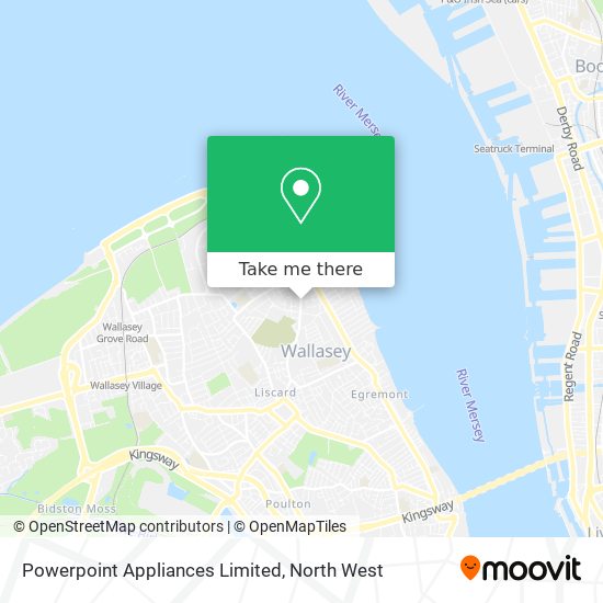 Powerpoint Appliances Limited map