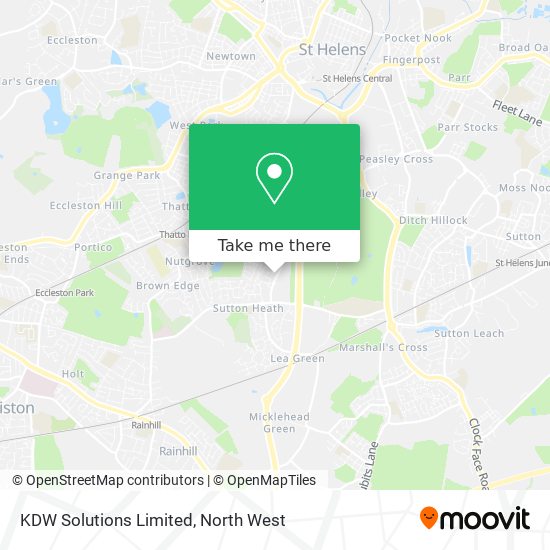 KDW Solutions Limited map