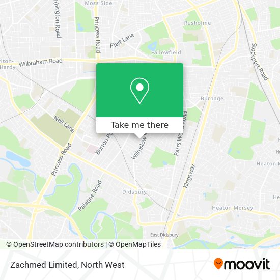 Zachmed Limited map