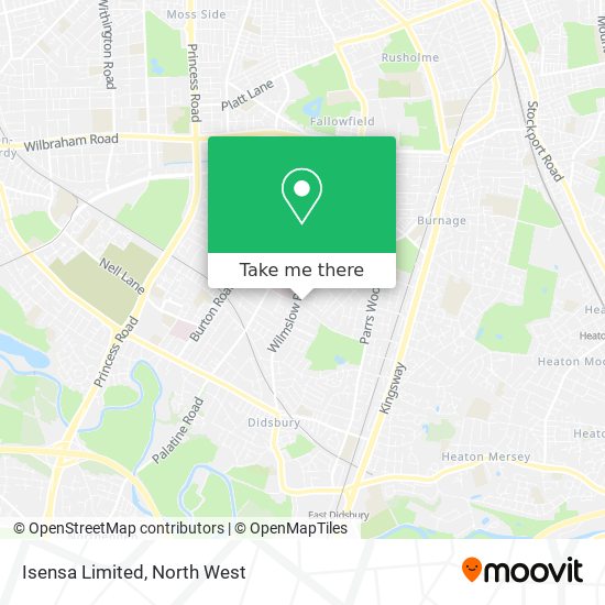 Isensa Limited map