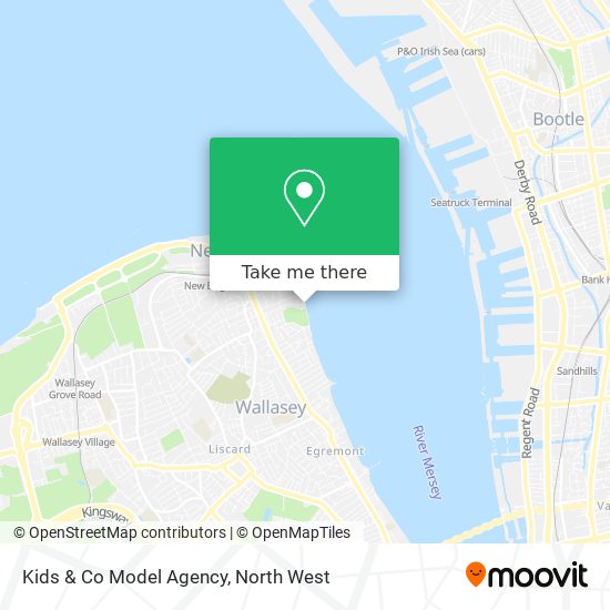 Kids & Co Model Agency map