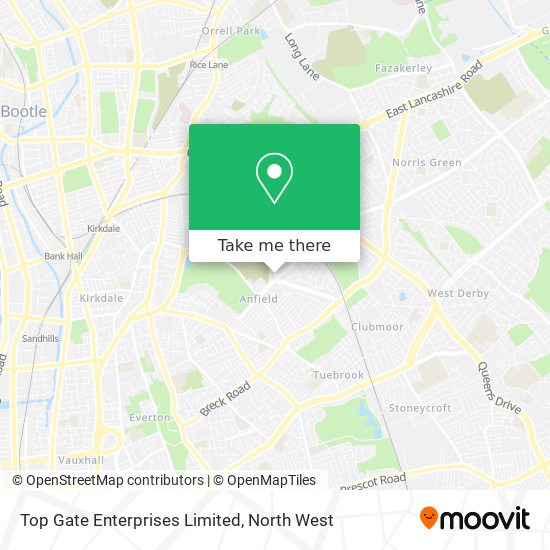 Top Gate Enterprises Limited map