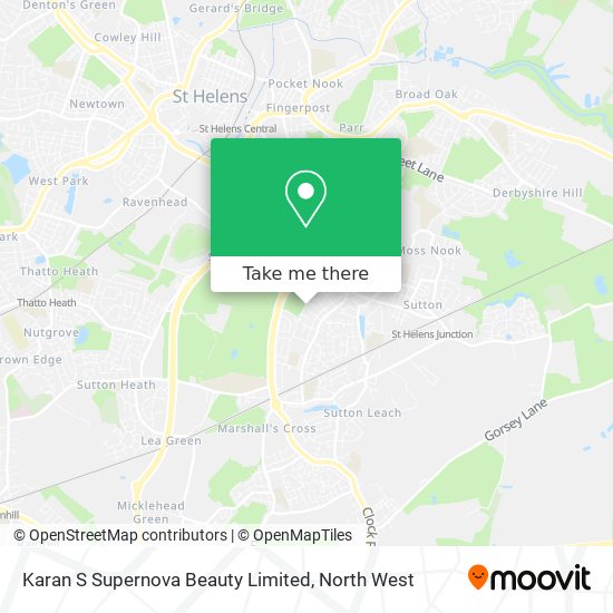 Karan S Supernova Beauty Limited map