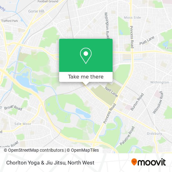 Chorlton Yoga & Jiu Jitsu map