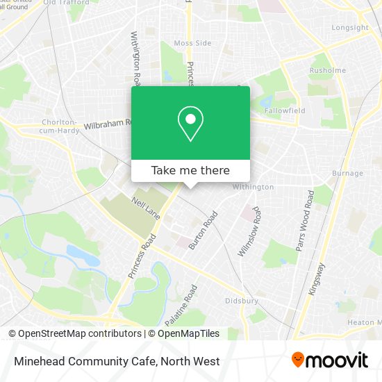 Minehead Community Cafe map