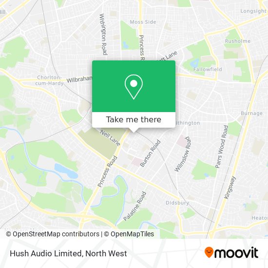 Hush Audio Limited map