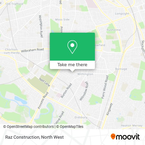 Raz Construction map