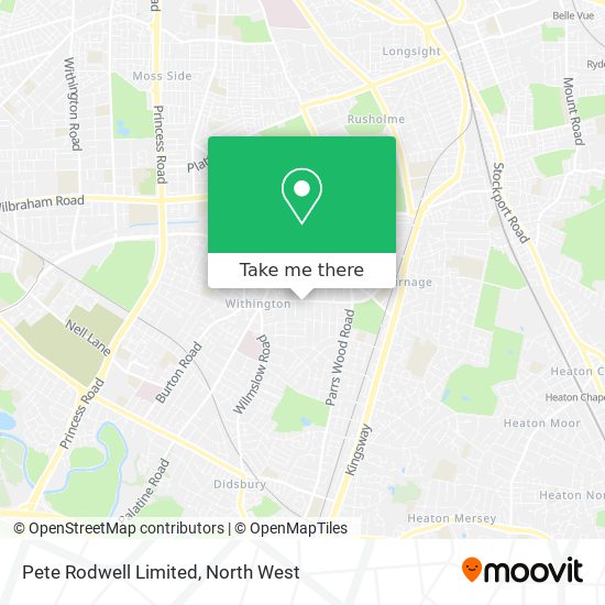 Pete Rodwell Limited map