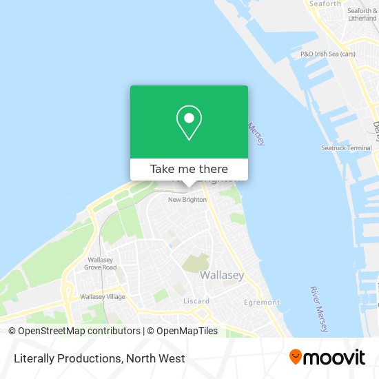 Literally Productions map