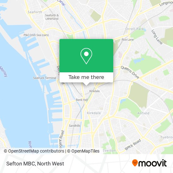 Sefton MBC map
