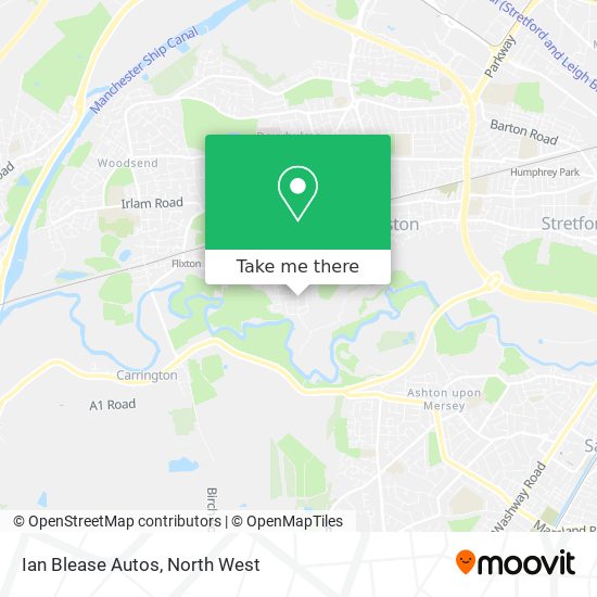 Ian Blease Autos map