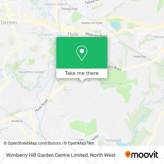 Wimberry Hill Garden Centre Limited map