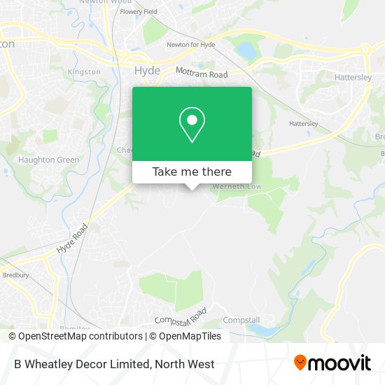 B Wheatley Decor Limited map