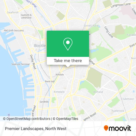 Premier Landscapes map