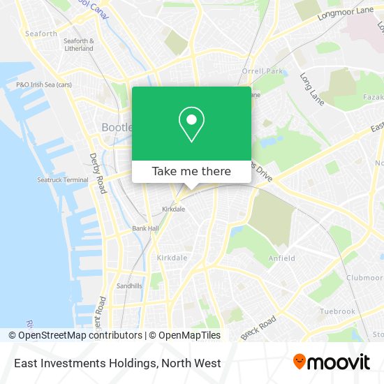 East Investments Holdings map