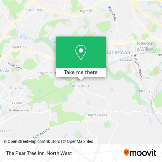 The Pear Tree Inn map