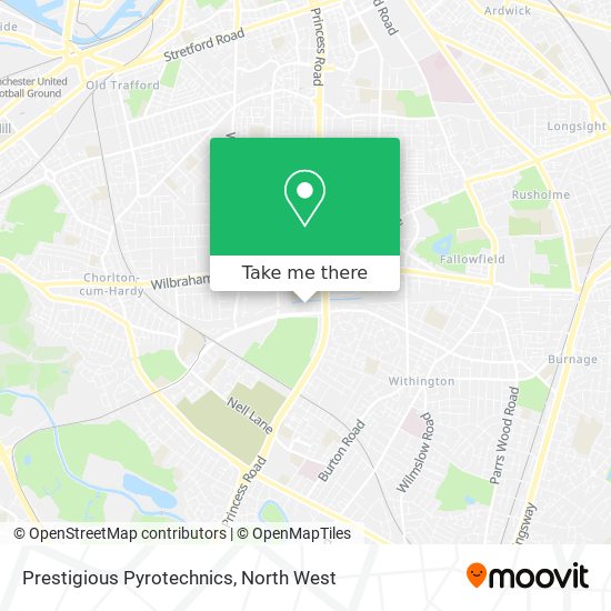 Prestigious Pyrotechnics map