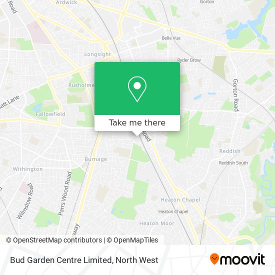 Bud Garden Centre Limited map